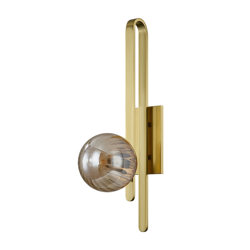 Corbett Lighting 476-01-VPB Cronus One Light Wall Sconce Vintage Polished Brass