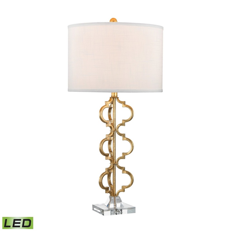 ELK Home D2931-LED Castile LED Table Lamp Gold Leaf