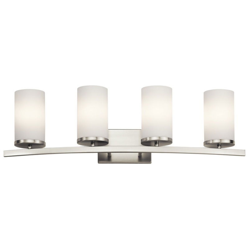 Kichler 45498NI Four Light Bath, Brushed Nickel