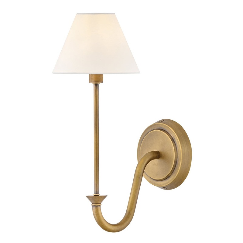 LED Wall Sconce from the Greta Collection in Heritage Brass Finish by Hinkley