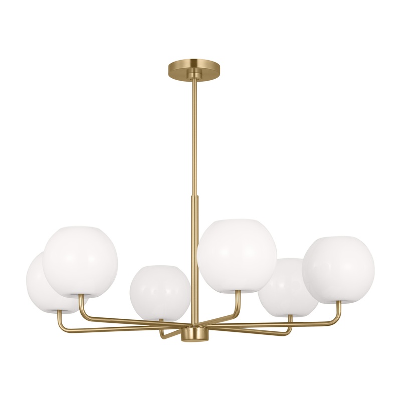 Rory Large Chandelier Satin Bronze None