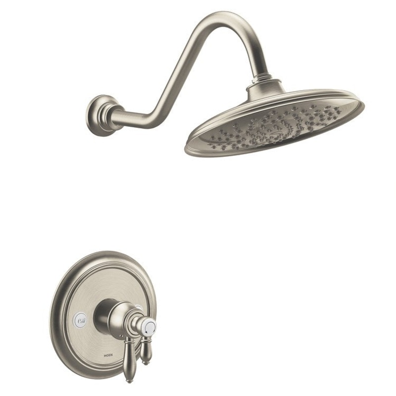 Shower Trim Weymouth M-Core 4-Series 2 Lever Brushed Nickel WaterSense ADA 1.75 Gallons per Minute