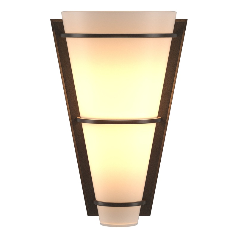 Suspended Half Cone Sconce Bronze