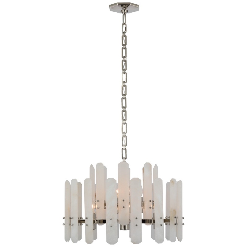 12 Light Chandelier from the Bonnington Collection in Polished Nickel Finish by Visual Comfort Signature