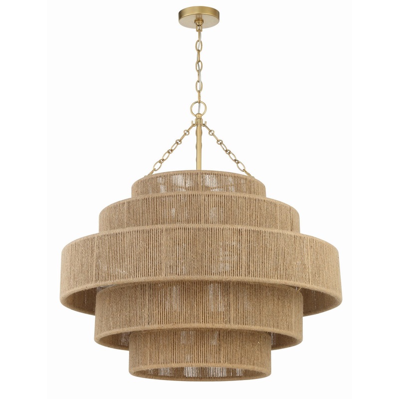 20 Light Chandelier from the Shyla Collection in Soft Gold Finish by Crystorama