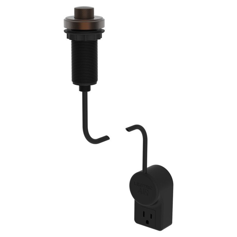 Air Activation Switch Muncy Disposer with Power Adapter English Bronze Brass