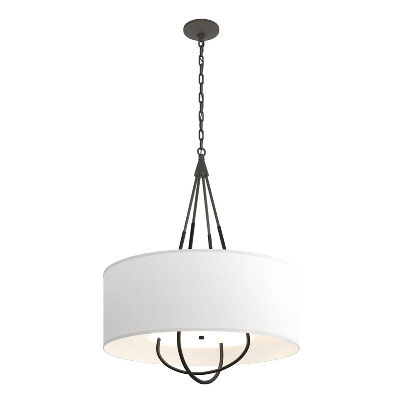 Loop Pendant Natural Iron Black Natural Anna Shade (SF)