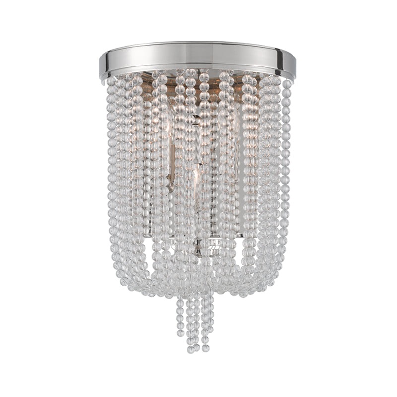 Three Light Wall Sconce from the Royalton Collection in Polished Nickel Finish by Hudson Valley