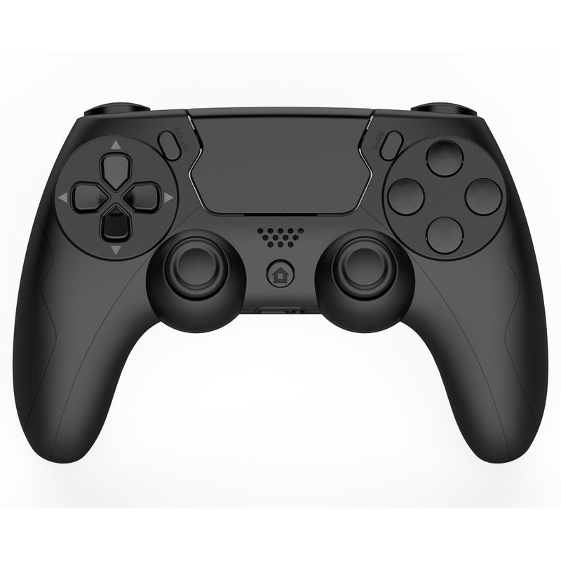Wireless Gaming Controller – Bluetooth 4.0, Double Motor Vibration, Sensitive Touchpad & 8H Playtime(Black)