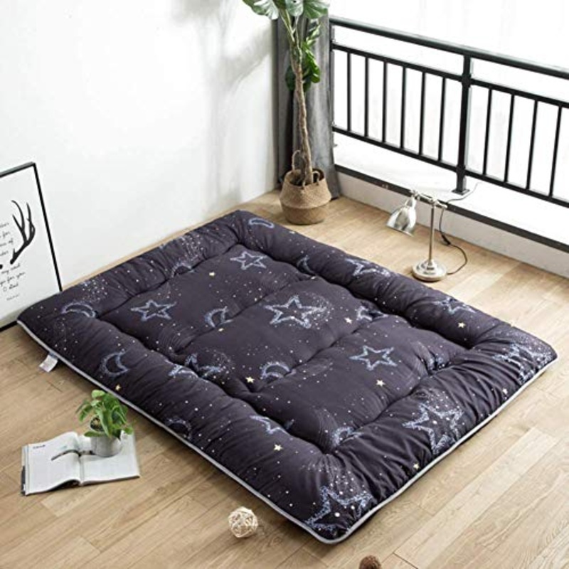 Z&HA Spesso Pieghevole Tatami Materasso, Ultra Morbida Traspirante futon Giapponese Tappetino Portatile dormitorio Mattress Pad,D,90x200cm
