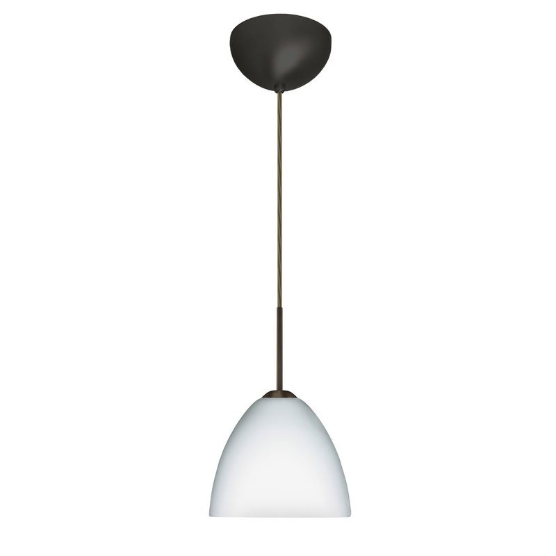 Besa 1BC-757207-HAL-BR Sasha One Light Pendant Bronze