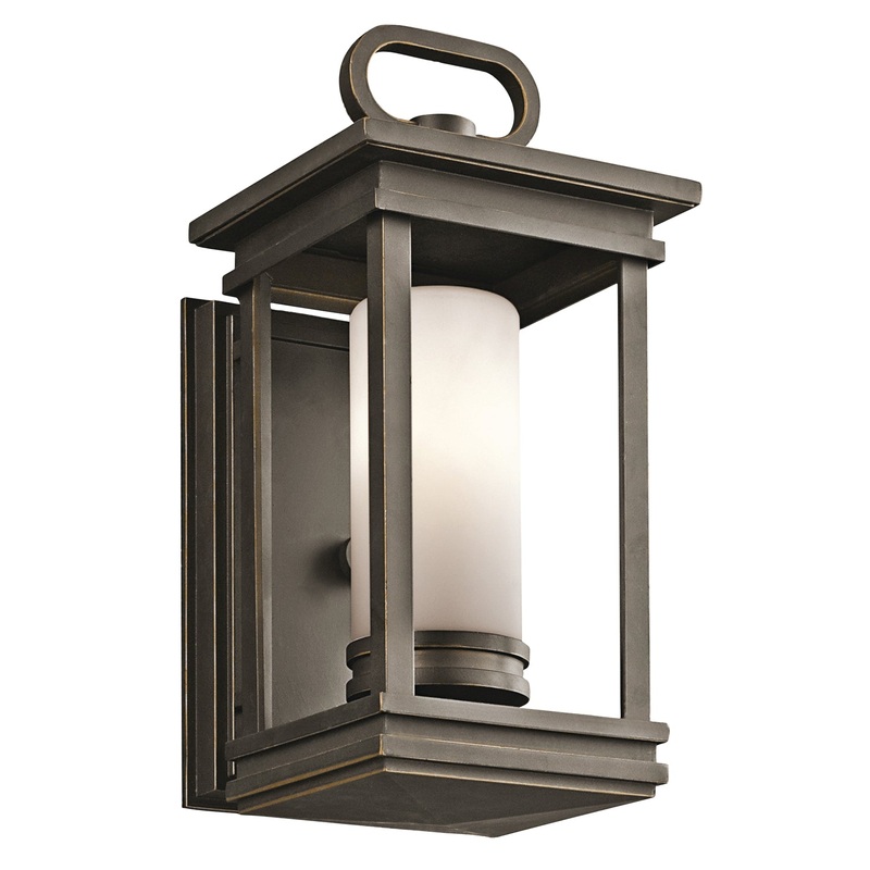 Kichler 49474RZ One Light Outdoor Wall Mount, Rubbed Bronze