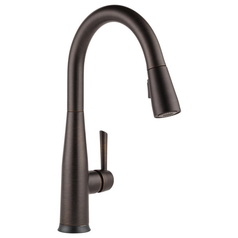 Kitchen Faucet Essa 8 Inch Spread 1 Lever ADA CALGreen Venetian Bronze High Arc Pull Down 2 Function Wand Swivel 360DEG 1/3 Hole Touch2O with Touchless/MagnaTite Docking/VoiceIQ Compatible 1.8 Gallons per Minute