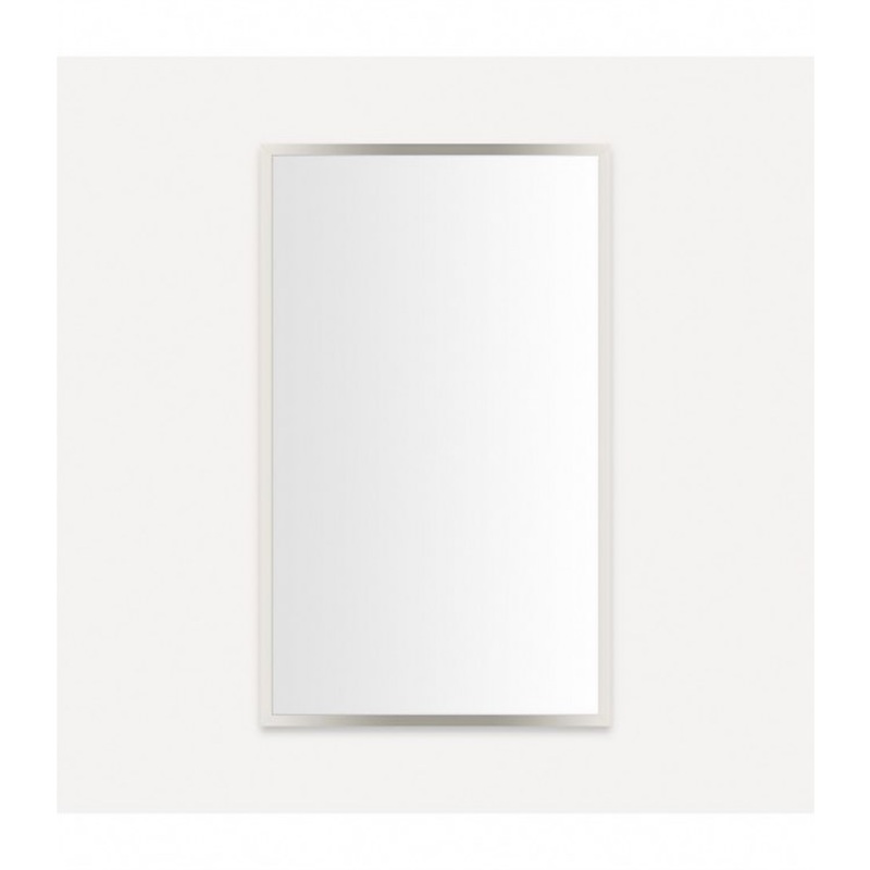 Medicine Cabinet Profiles 24W x 40H x 4D Inch 1 Doors Mirror Polished Nickel Flat Top Left Hand Side Electric