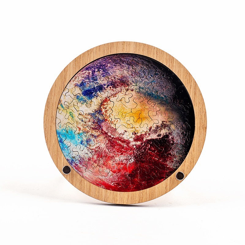 Pluto Wooden Puzzle – 59 Piece Solar System Jigsaw