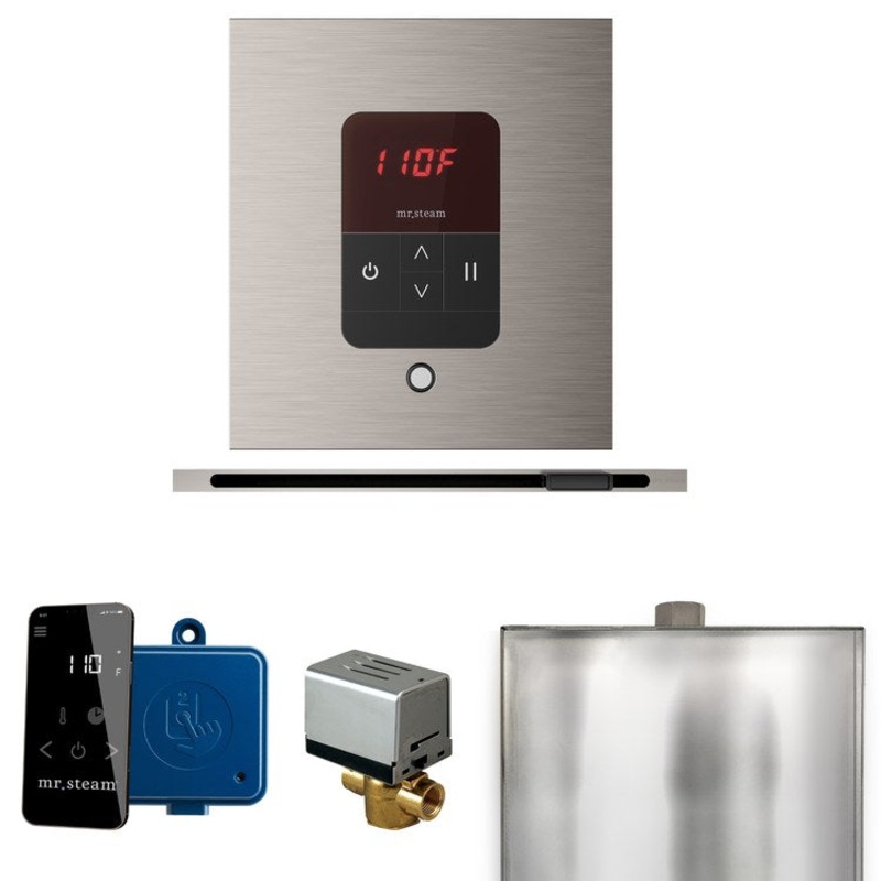 Steam Kit Basic Butler Linear Brushed Nickel Control Package Linear Square