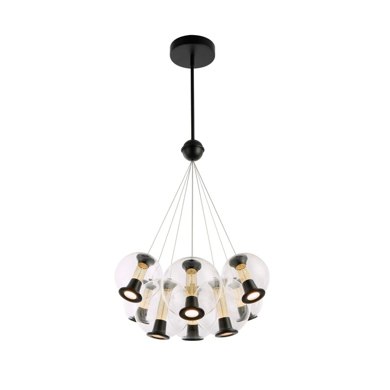 Arlo Chandelier – Black / 8-Light
