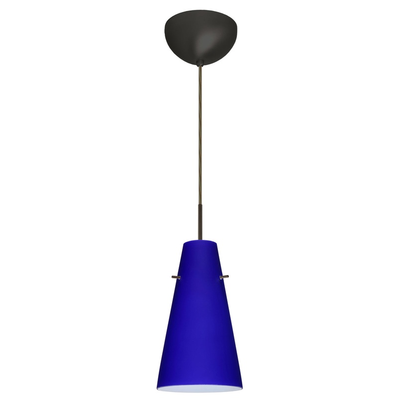 Besa 1JC-4124CM-LED-BR Cierro One Light Pendant Bronze