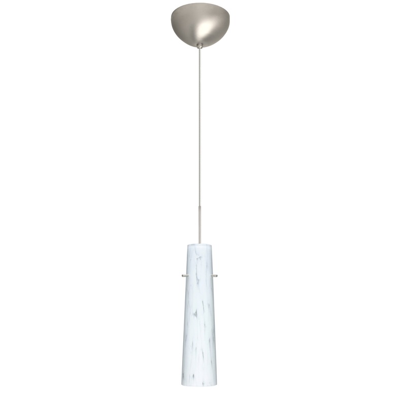 Besa 1XC-567419-SN Camino One Light Pendant Nickel (Discontinued)
