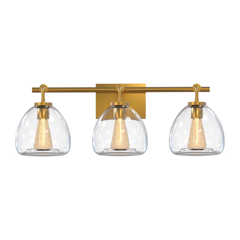 Dawes 3-Light Vanity Brass