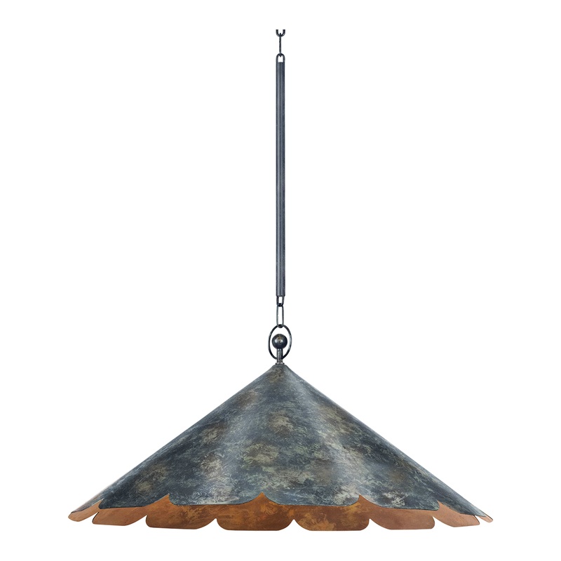 Folly Beach 1-Light Pendant Verdigris
