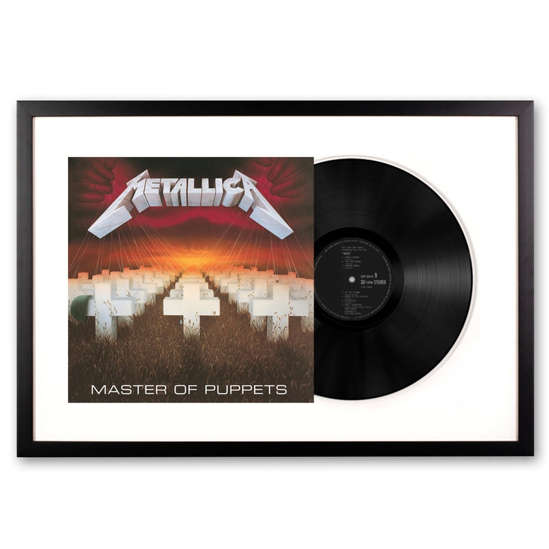 Framed Metallica Master of Puppets – Vinyl Album Art