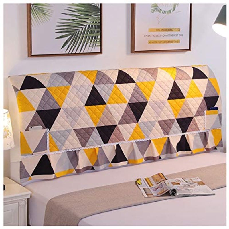 HDGZ Copri Testata Letto Elastica Copritestata Letto Fodera Protezione Protezione Elastica Lavabile Decorazione Camera da Letto (Color : I, Size : 1.5m)