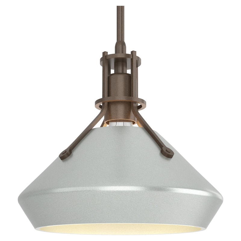 Henry Pendant with Chamfer Bronze Vintage Platinum