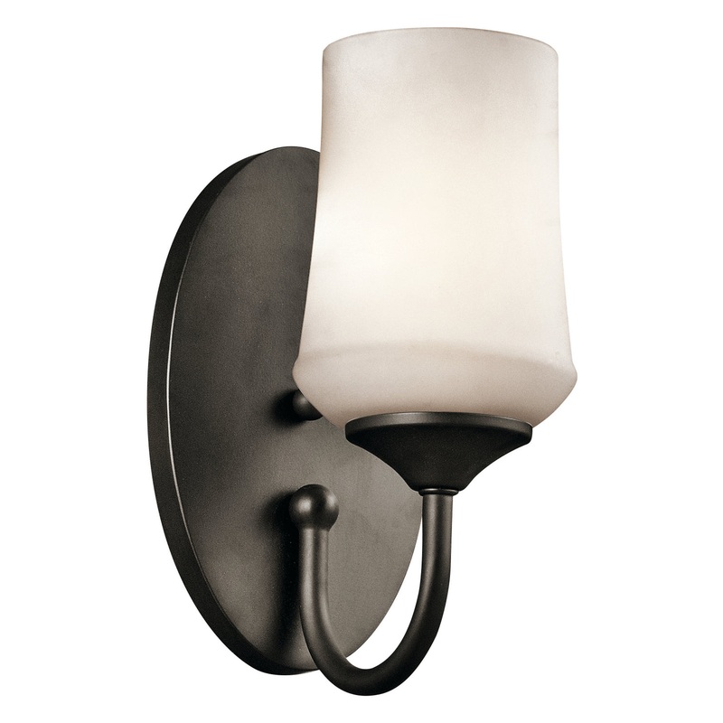 Kichler 45568OZ One Light Wall Sconce, Olde Bronze