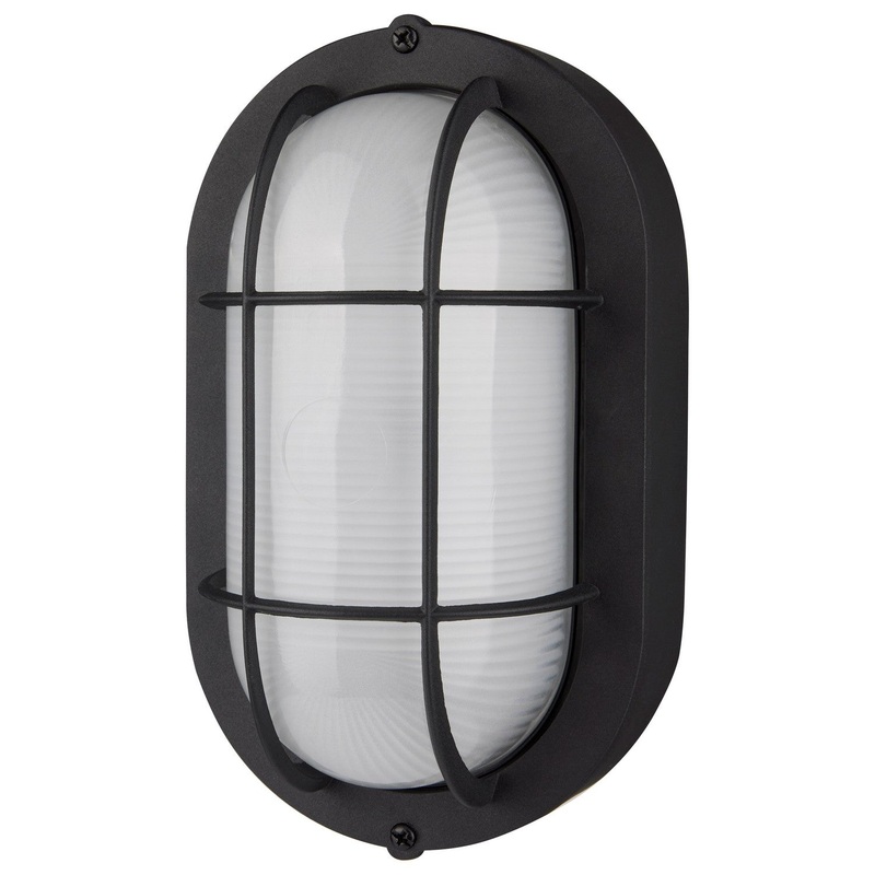 LED Bulk Head Fixture in Black Finish by Nuvo Lighting
