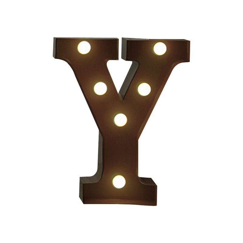 LED Metal Letter Lights Free Standing