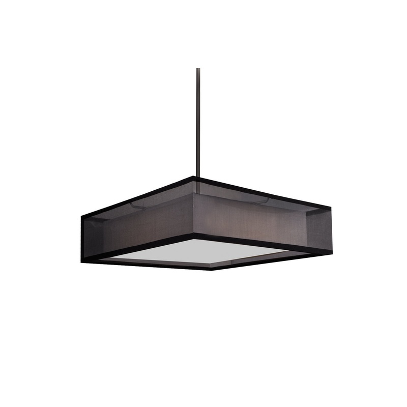 LED Pendant from the Covina Collection in Black Finish by Kuzco Lighting