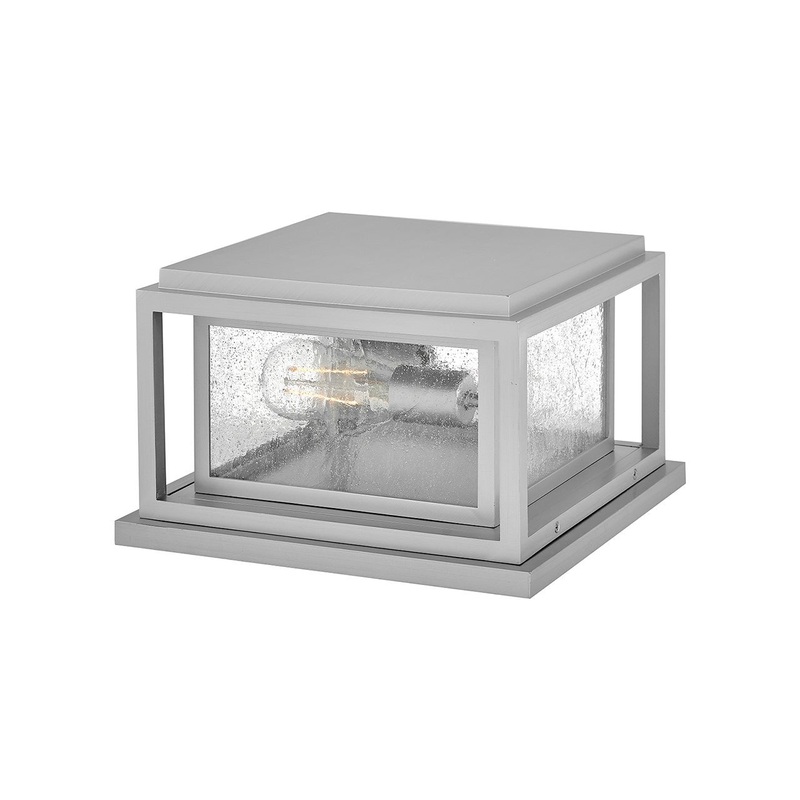 LED Pier Mount from the Republic Collection in Satin Nickel Finish by Hinkley