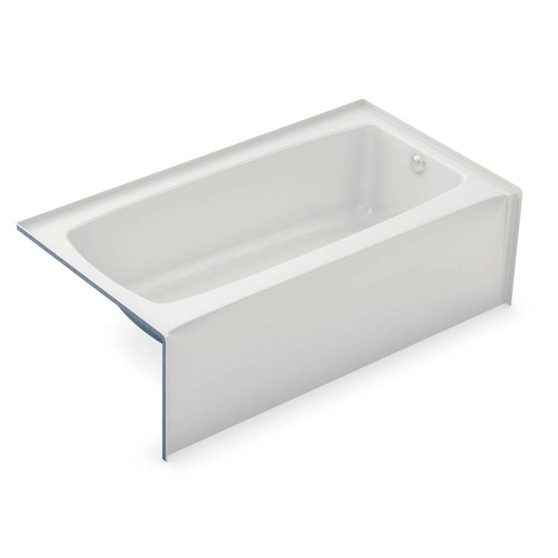 Tub 60 x 32 x 16 Inch with Flange Left Drain White AcrylX