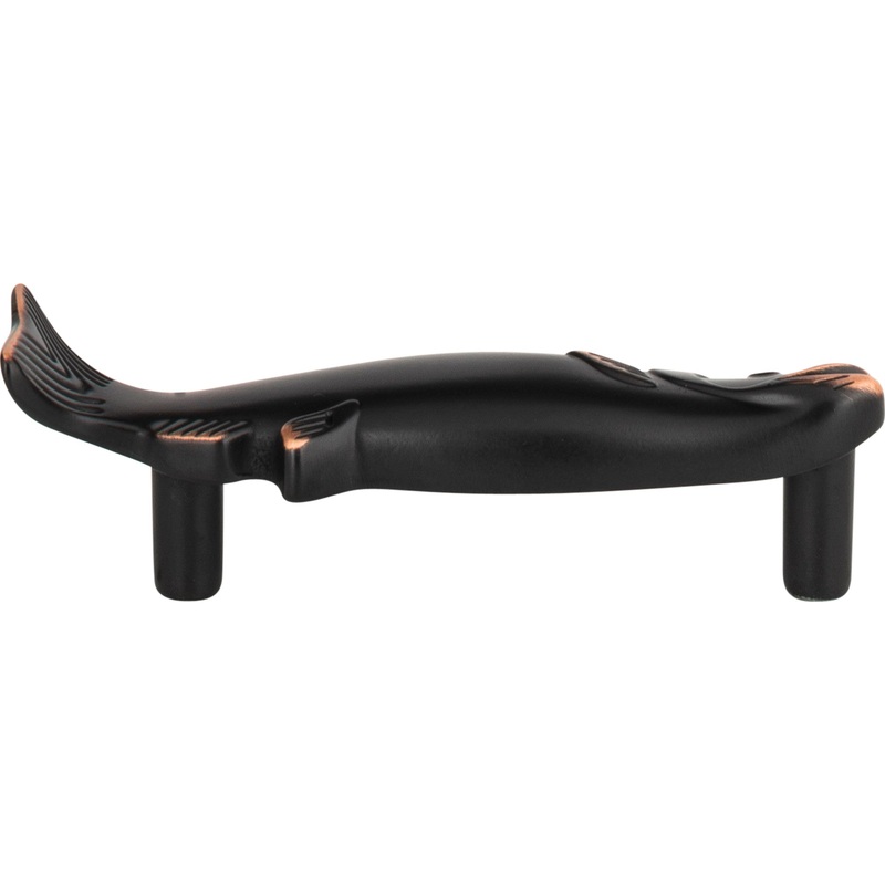 Atlas Homewares Fish Pull 3 Inch (c-c) Venetian Bronze