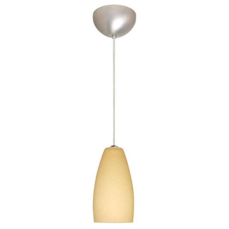 Besa 1BC-1509VM-SN Chrissy One Light Pendant Satin Nickel
