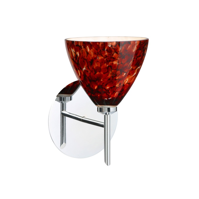 Besa 1SW-177941-CR Mia One Light Wall Sconce Chrome (Discontinued)