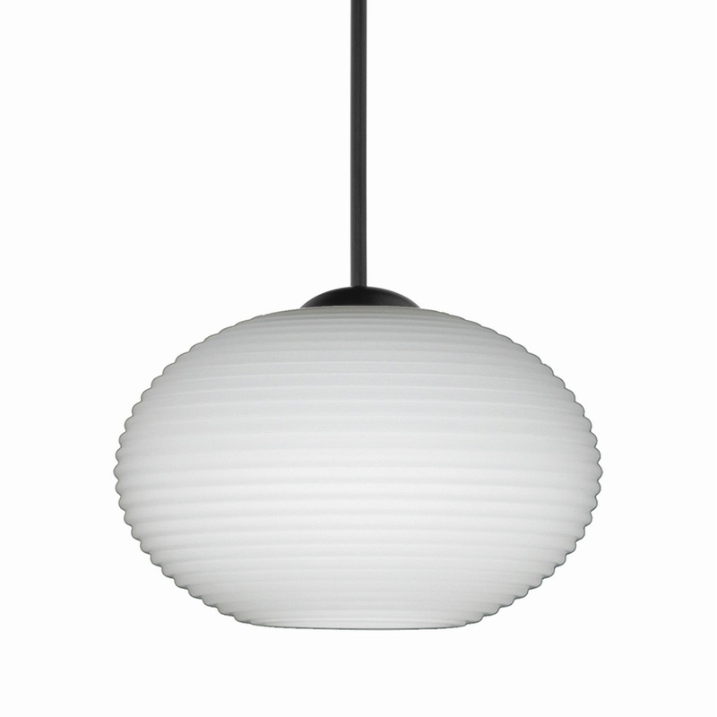 Besa 1XT-561207-BK Besa Lasso Pendant One Light Pendant Black