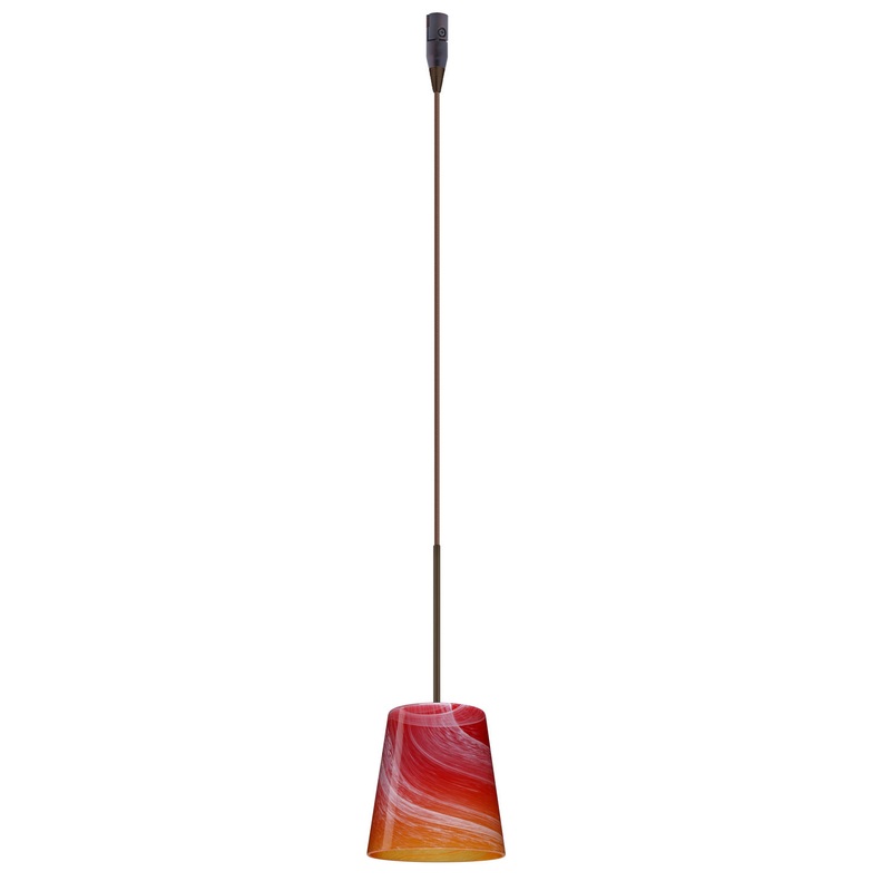Besa RXP-5131SL-BR Canto One Light Pendant Bronze (Discontinued)