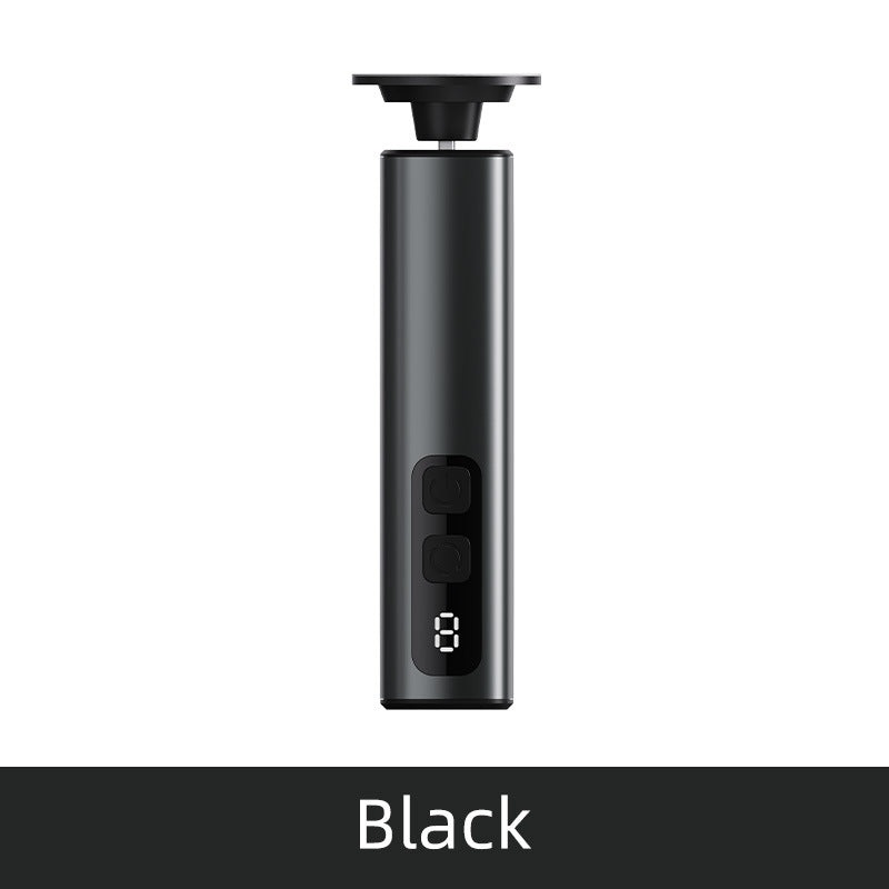 Black Rechargeable Electric Foot File with 9 Speed Settings – Callus Remover for Smooth Feet