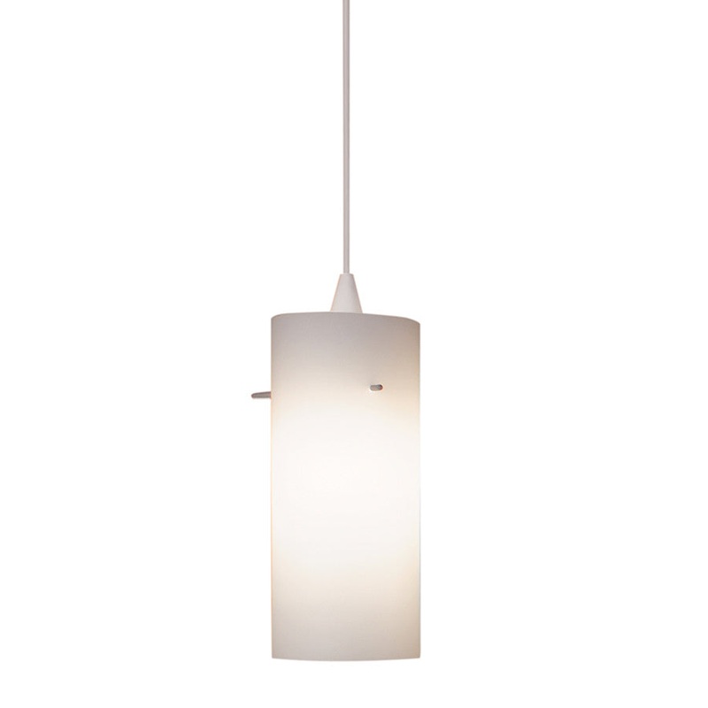 Glass Shade from the Contemporary Collection in White Finish by W.A.C. Lighting