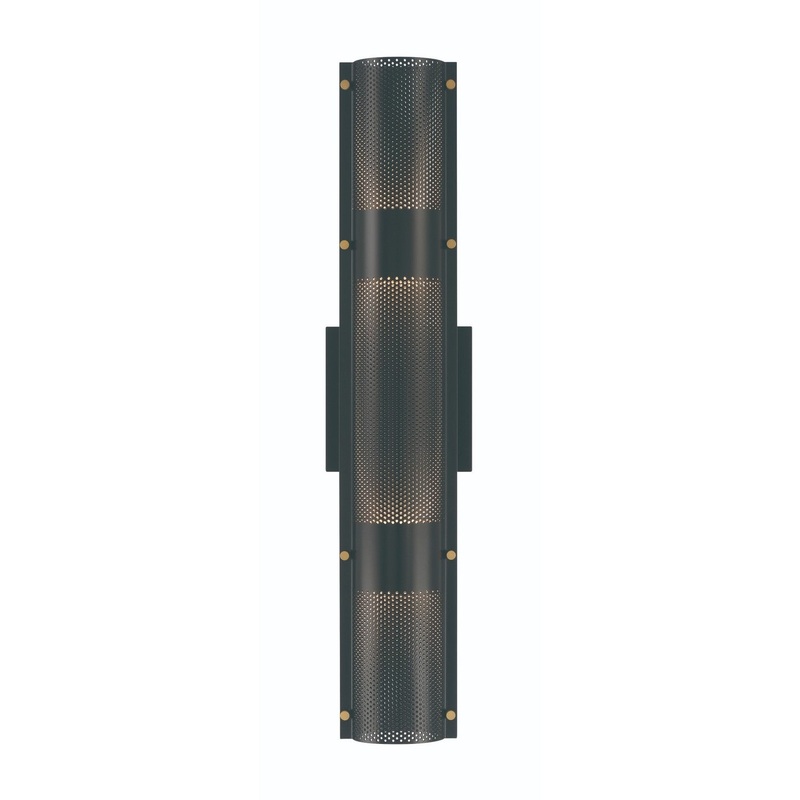 LED Outdoor Wall Sconce from the Westcliffe Collection in Gold Finish by Eurofase
