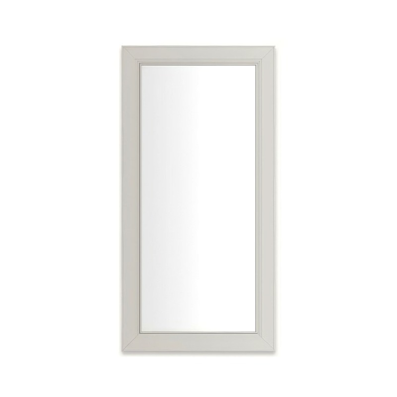 Medicine Cabinet Main Line 20 x 40 Inch 1 Doors Framed Mirror Polished Nickel Flat Top Merion Frame Slow Close Hinges Sliding Magnification Mirror Magnetic Strip Interior Lighting USB Charging ports Electrical Outlets Phone Holder 4 Inch