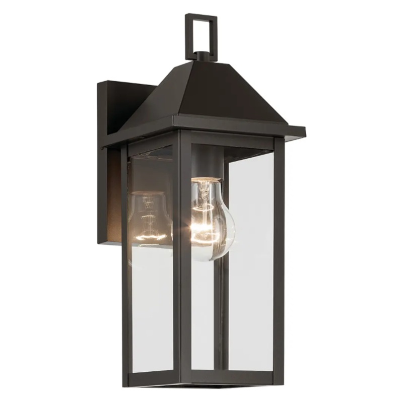 Prin 14″ 1-Light Outdoor Wall Light Olde Bronze None