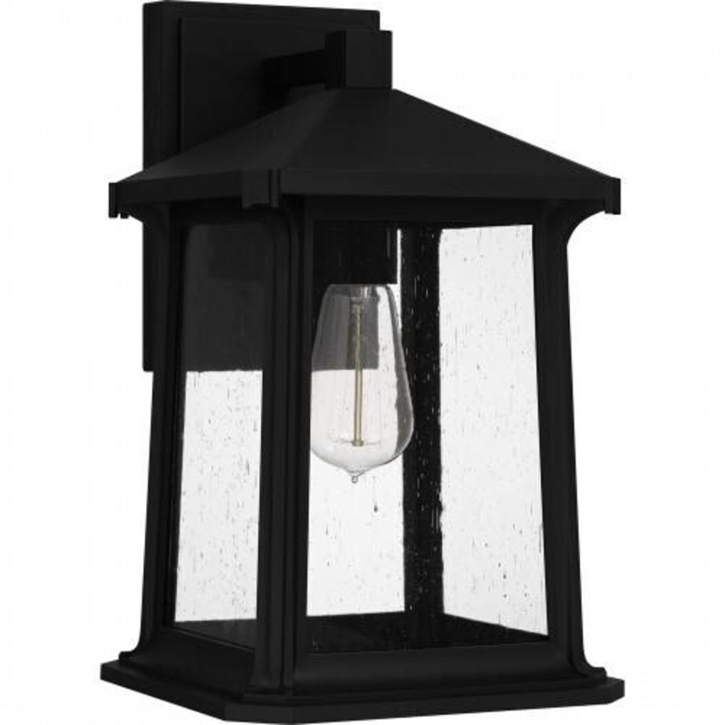 Quoizel SAT8409MBK Satterfield Outdoor wall 1 light matte black Outdoor Lantern