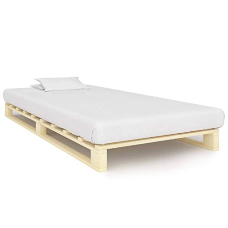 SKM Giroletto in Pallet di Legno Massello di Pino 100×200 cm (22kg)