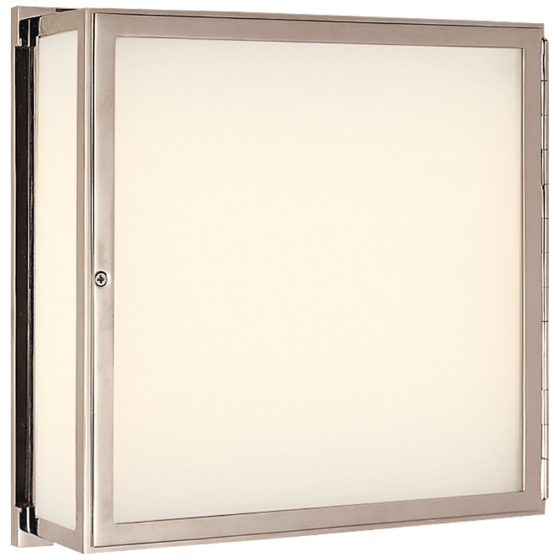 Two Light Wall Sconce from the Mercer Collection in Polished Nickel Finish by Visual Comfort Signature