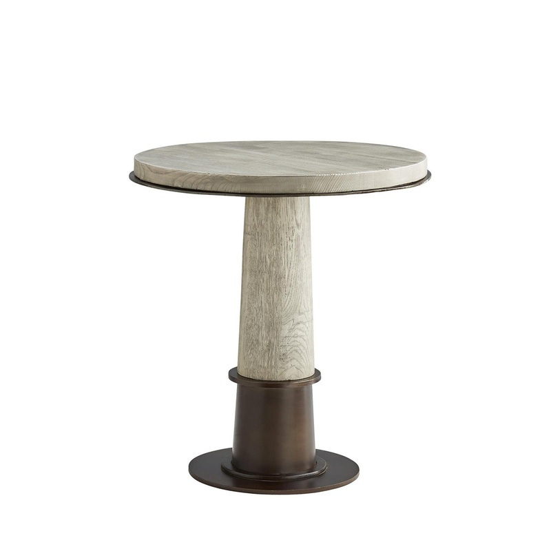 Arteriors 4341 Kamile Side Table Smoke
