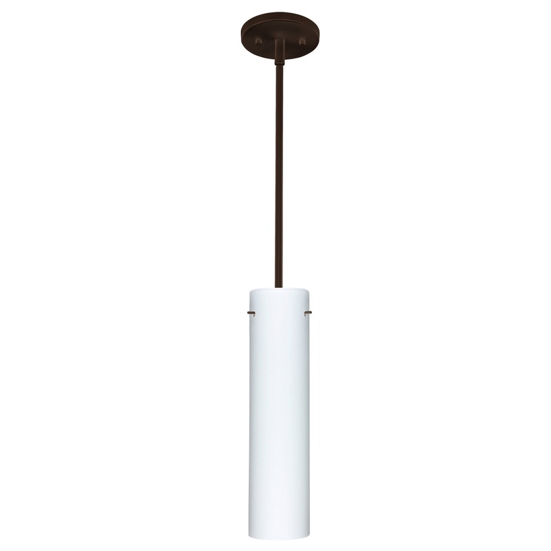 Besa 1TT-722407-LED-BR Stilo One Light Pendant Bronze