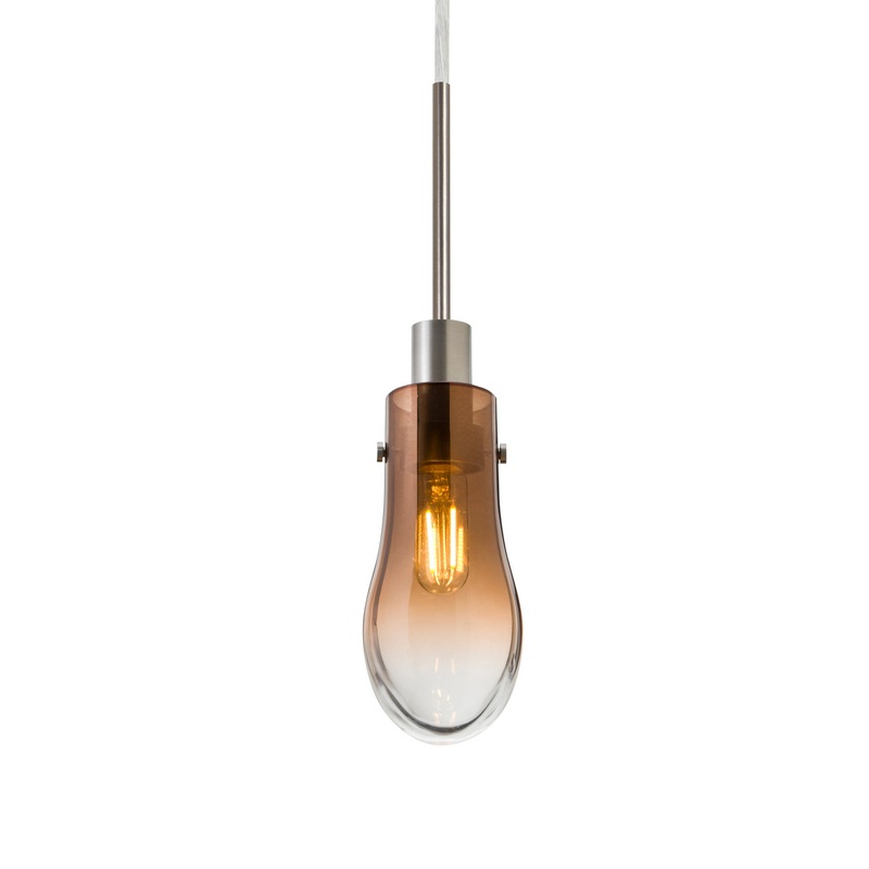 Besa J-WISHAM-SN Wish One Light Pendant Satin Nickel
